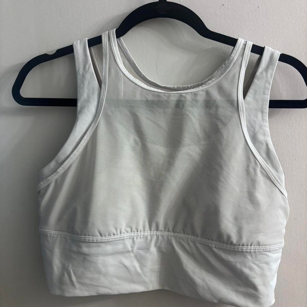 White Lululemon Sport Bra - Picture 2 of 4